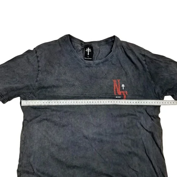 No Tomorrow NTMRW Faded Black Casual T Shirt Mens Size L, Made in Australia - Picture 5 of 10